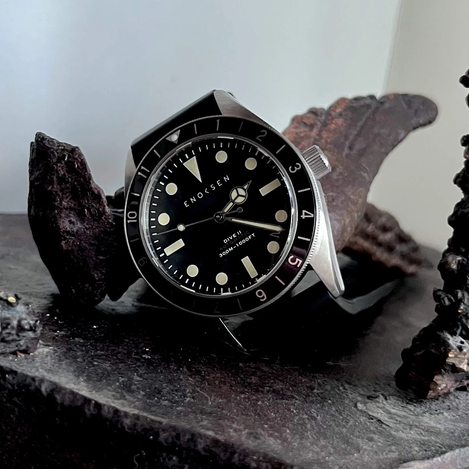 Enoksen Automatic Dive Watch - Black Dial Edition ◇ 39mm