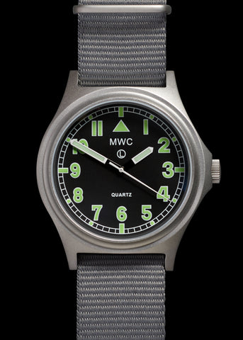 MWC G10 100m / 330ft Water resistant Stainless Steel Military Watch with Sapphire Crystal - NATO Stock Number: NSN 6645-99-472-3228
