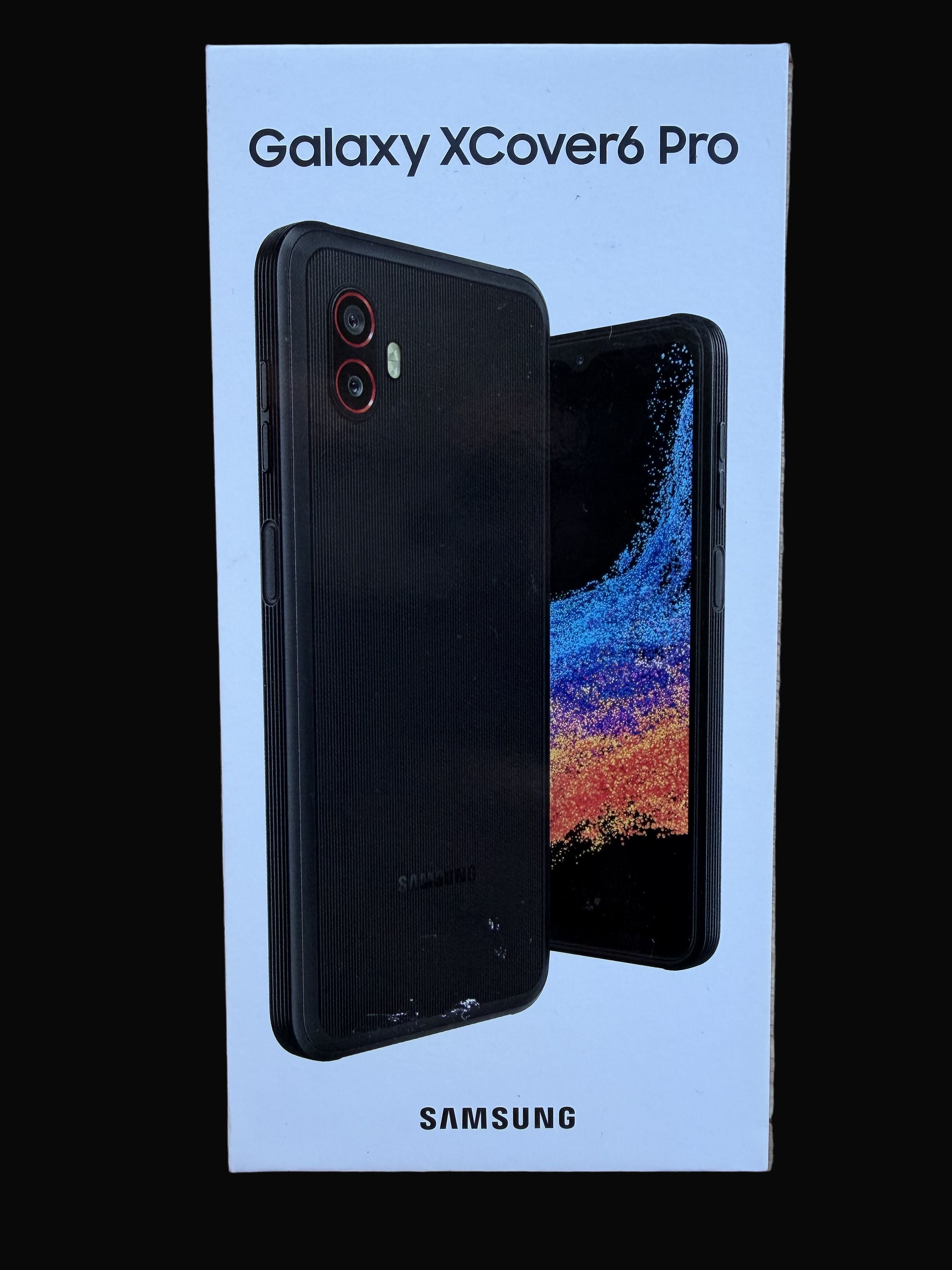 Rugged Samsung Galaxy XCover6 Pro 5G 128GB SM-G736B/DS – Black (Dual SIM) Unlocked - Mint Condition Half the Retail Price!