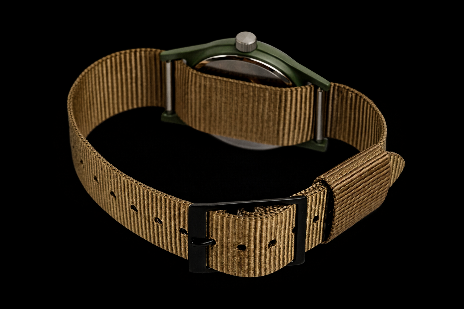 18mm "Desert Khaki Pattern" Military Watch Strap
