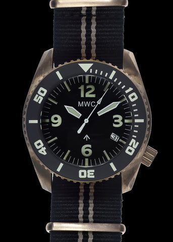 Limited Edition Bronze MWC "Depthmaster" 100atm / 3,280ft / 1000m Water Resistant Military Divers Watch with Helium Valve (Automatic) - Actual Watch Used in The Images Save over 30%