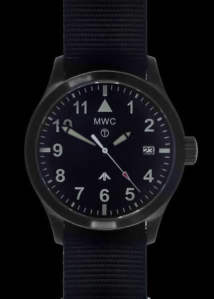 MWC MKIII Expedition Watch (100m Water Resistant) 1950s Pattern Automatic  Ltd Edition Military Watch in black PVD