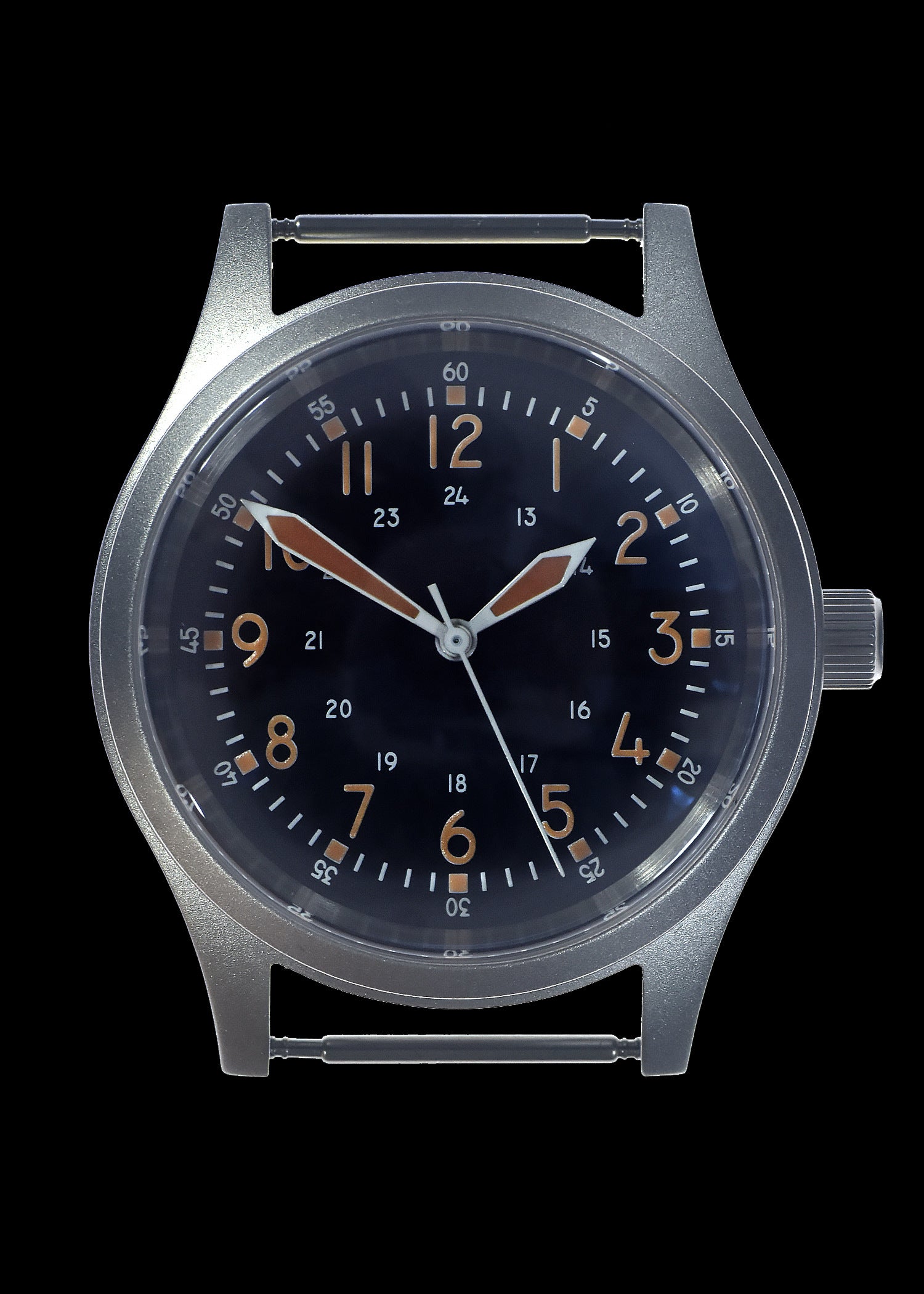 A-17 U.S 1950s Korean War Pattern Automatic 100m Water Resistant Military Watch with Shatter and Scratch Resistant Box Sapphire Crystal
