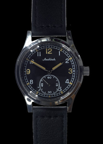 Limited Edition Remake of our 1979 Mk III Military Watch with 100m Water Resistance, 24 Jewel Automatic Movement and Sapphire Crystal