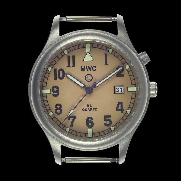 MWC G10EL General Service Watch with Sand Coloured Electroluminescent (EL) Backlit Dial