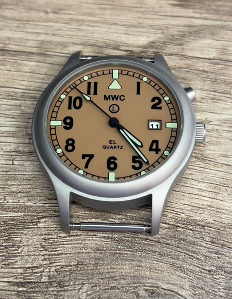 MWC G10EL General Service Watch with Sand Coloured Electroluminescent (EL) Backlit Dial
