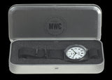 MWC G10LM European Pattern Military Watch With White Dial in Covert Non Reflective Black PVD Steel (Non Date Version)