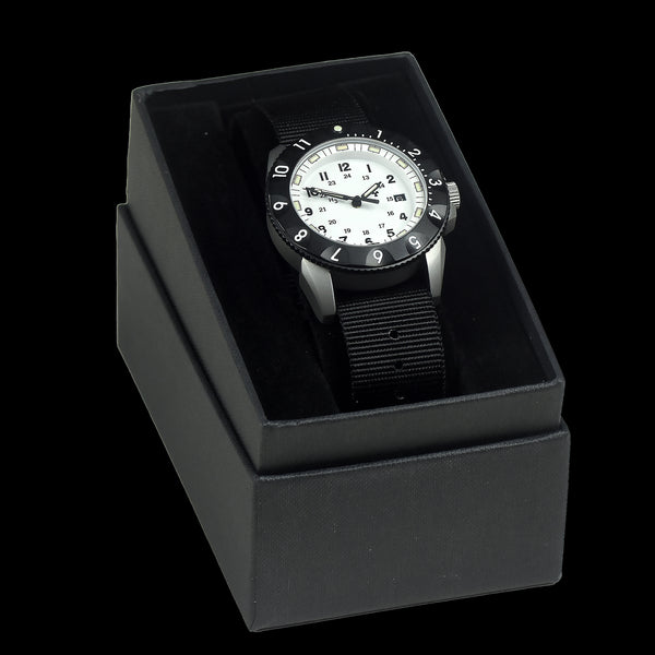 MWC P656 2025 Model Stainless Steel Tactical Series Watch with GTLS Tritium, Sapphire Crystal and Ten Year Battery Life