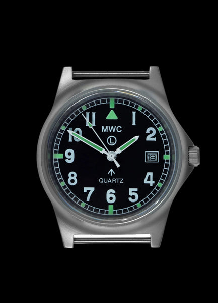 MWC G10LM Stainless Steel Military Watch – Admiralty Grey NATO Strap (Contract Model with Broad Arrow / Pheon)