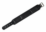 NATO 18mm 1950s Pattern Black Leather Strap