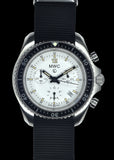 MWC NATO Pattern Stainless Steel Military Pilots Chronograph with Sapphire Crystal and Swiss Ronda Movement