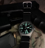 MWC Combat Elite Titanium Military Watch, 300m Water Resistant, 10 Year Battery Life, Luminova and Sapphire Crystal