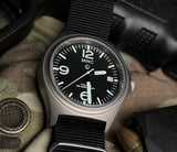 MWC Combat Elite Titanium Military Watch, 300m Water Resistant, 10 Year Battery Life, Luminova and Sapphire Crystal