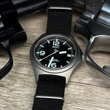 MWC Combat Elite Titanium Military Watch, 300m Water Resistant, 10 Year Battery Life, Luminova and Sapphire Crystal