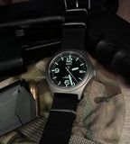 MWC Combat Elite Titanium Military Watch, 300m Water Resistant, 10 Year Battery Life, Luminova and Sapphire Crystal