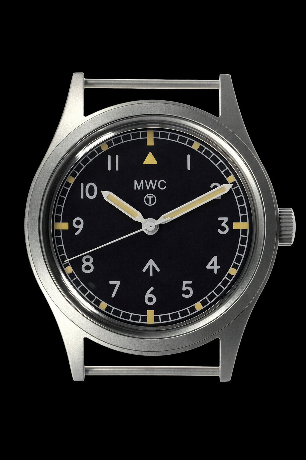 W10 1960s Pattern  Military Watch with Plexiglass Crystal and Handwound Mechanical Movement