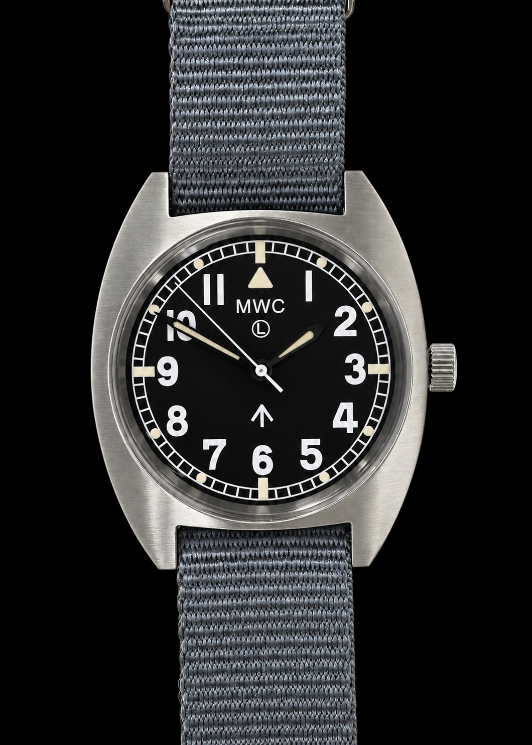 MWC W10 1970s Pattern Hybrid Quartz/Mechanical Watch - NATO Stock Number 6645-99-541-5317