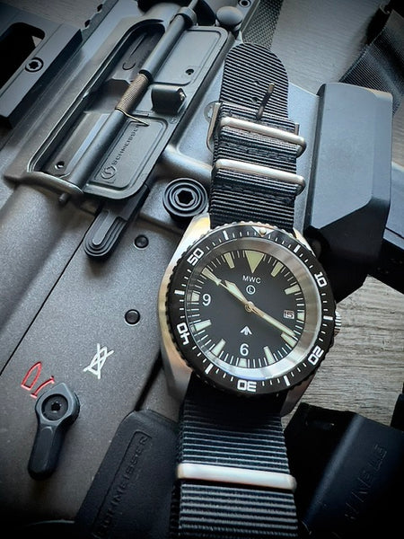 Military Divers Watch Stainless Steel (Automatic) 12 Hour Dial with Sapphire Crystal and Ceramic Bezel