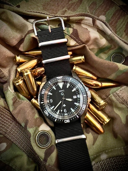 Military Divers Watch Stainless Steel (Automatic) 12 Hour Dial with Sapphire Crystal and Ceramic Bezel