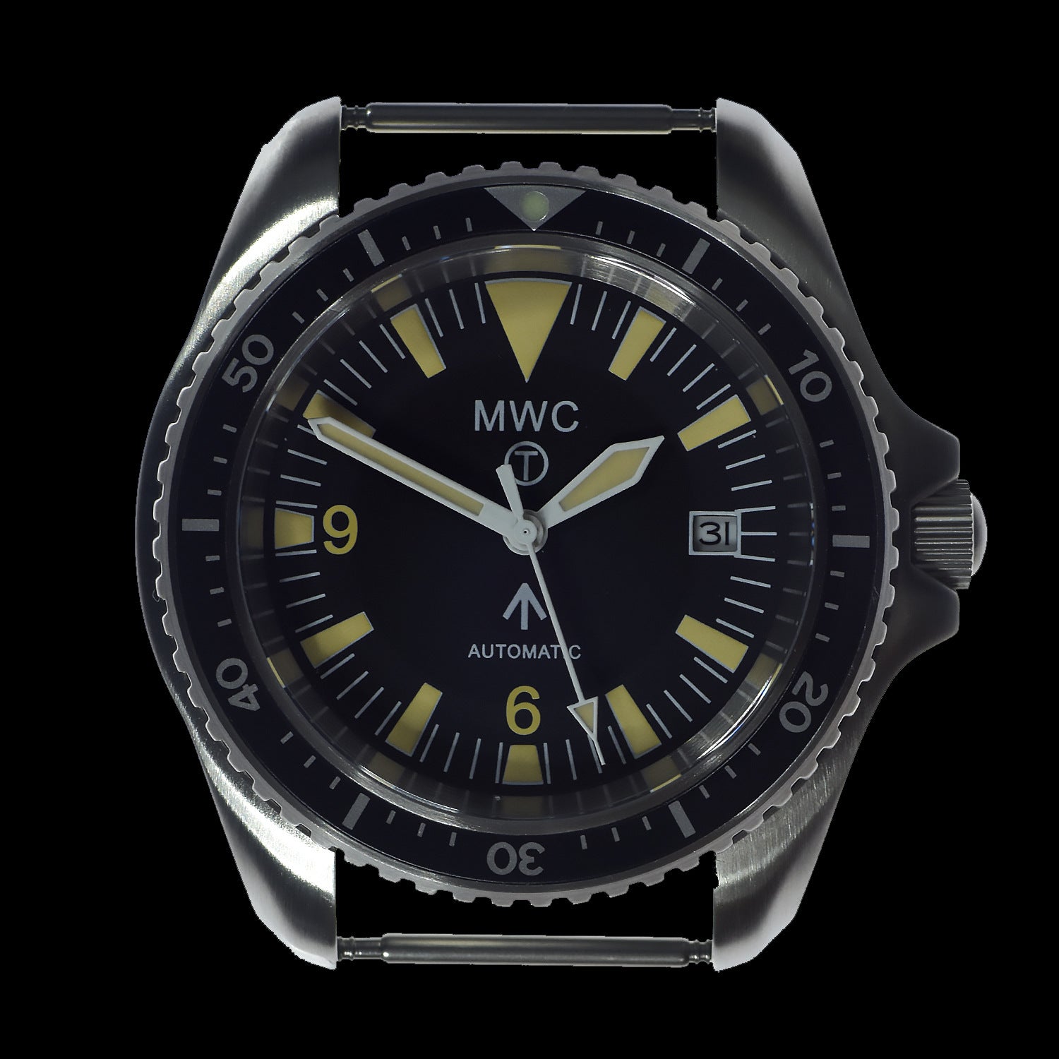 MWC 1999-2001 Pattern Automatic Military Divers Watch  - Retro Luminous Paint, Ceramic Bezel and Sapphire Crystal