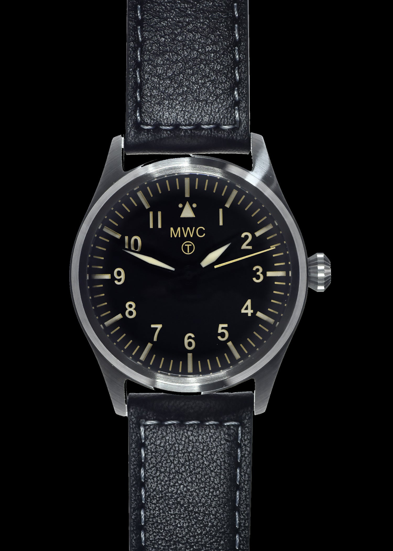MWC Classic 40mm Stainless Steel Aviator Watch with Hybrid